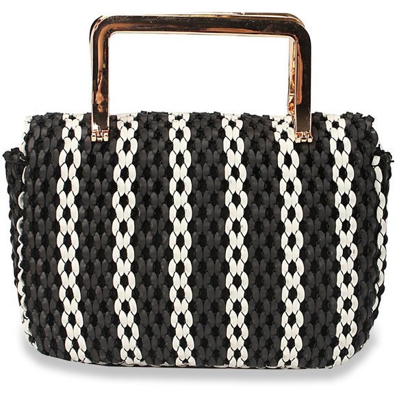 Women's Woven Petite Hand Tote - Picture 2 of 2